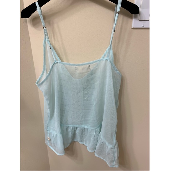 Hollister light blue sequin camisole M - Picture 2 of 2